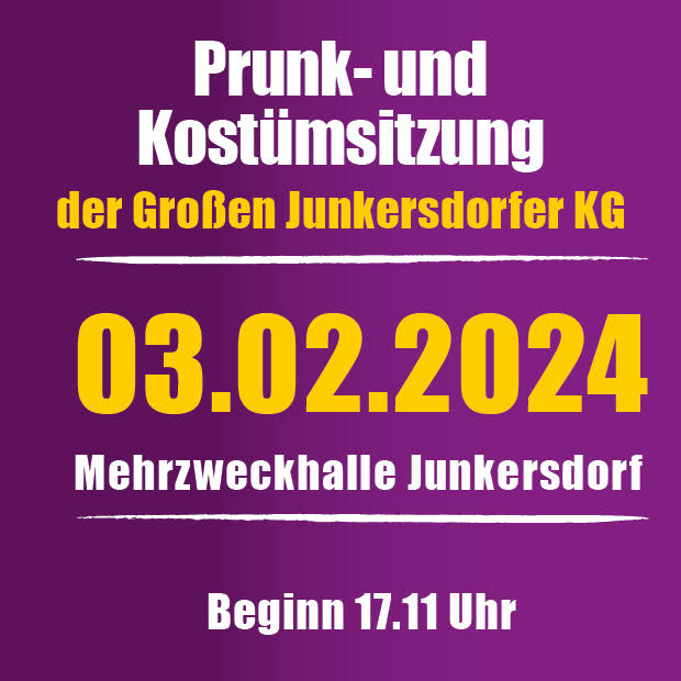 Prunk- und Kostümsitzung