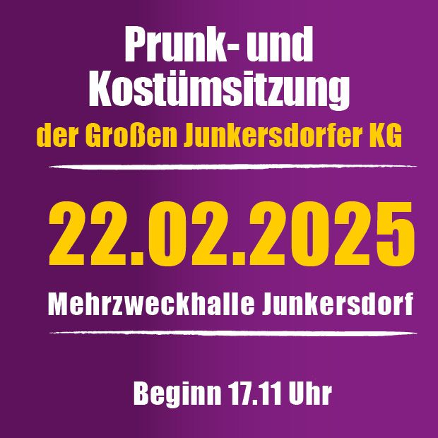 Prunk- und Kostümsitzung 2025